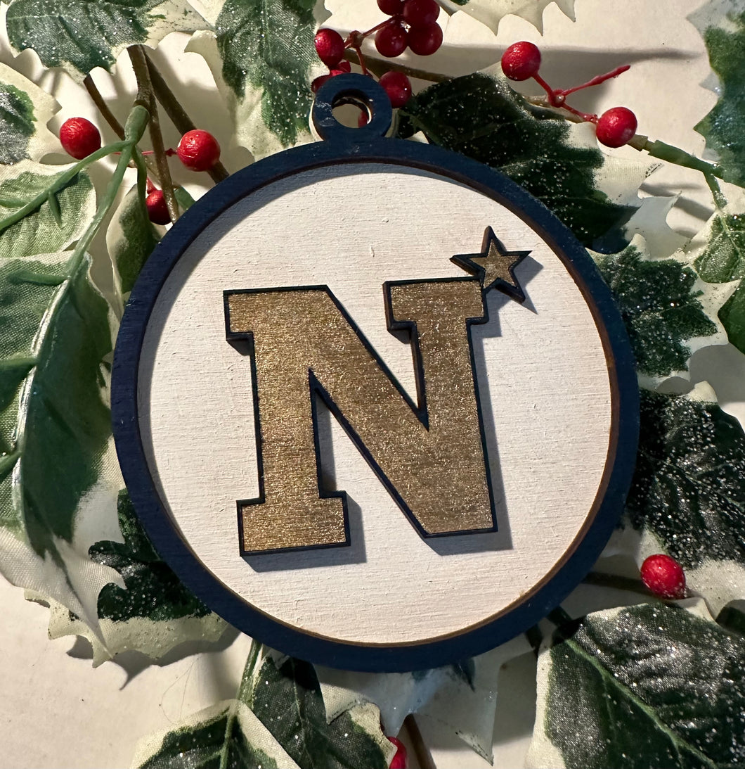 Navy Ornament