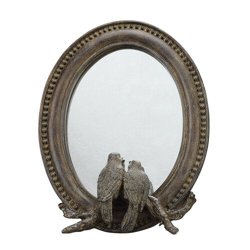 TABLETOP BIRD MIRROR