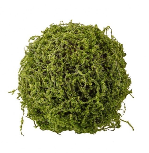 FUZZY MOSS TWIG BALL - 7
