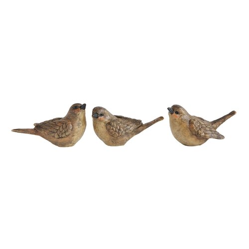 RESIN BROWN BIRD