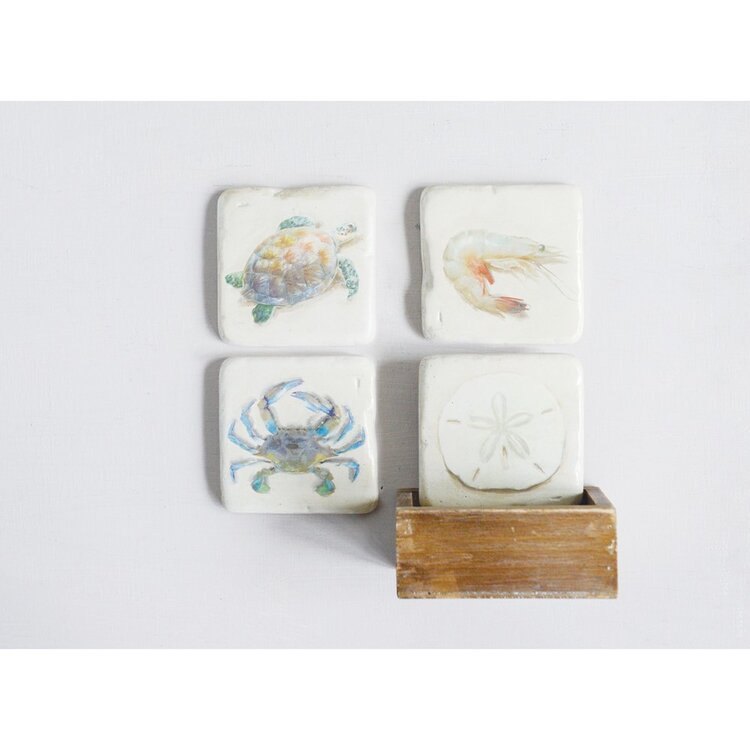 SEA LIFE COASTER SET