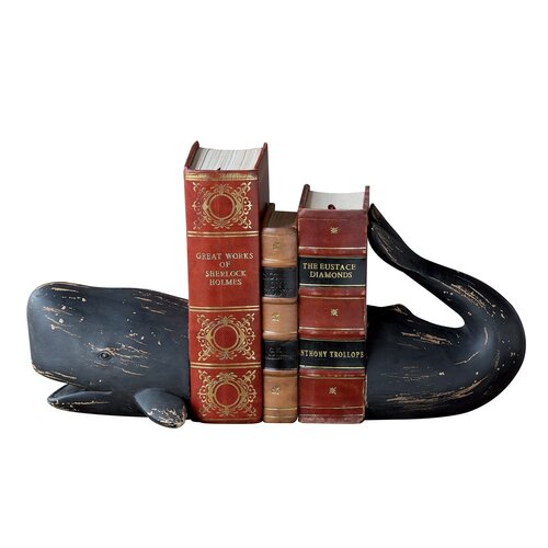 WHALE BOOKENDS