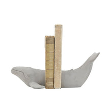 Load image into Gallery viewer, CEMENT WHALE BOOKENDS
